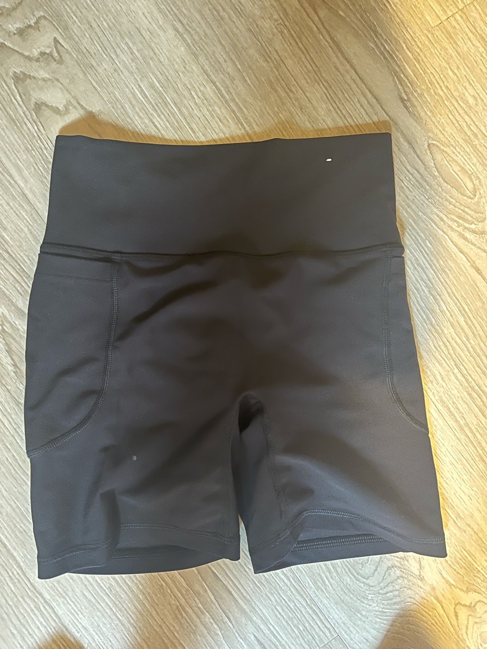 Old Navy Black High-Waist Bike Shorts